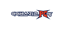 아이센스리그PC방 로고